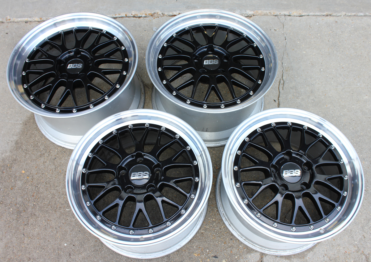 Fs (for Sale) Custom Black Bbs Lm Series Wheels   17x9 And 18x10 